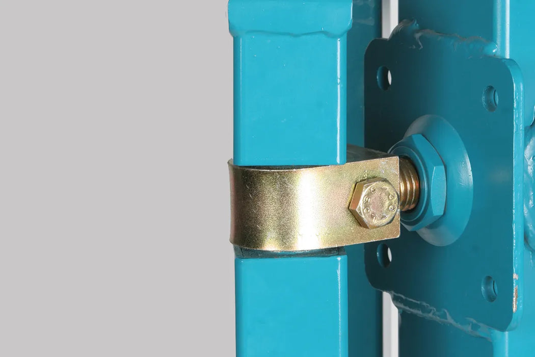 428/P Clamp gate hinge with plate to be bolted