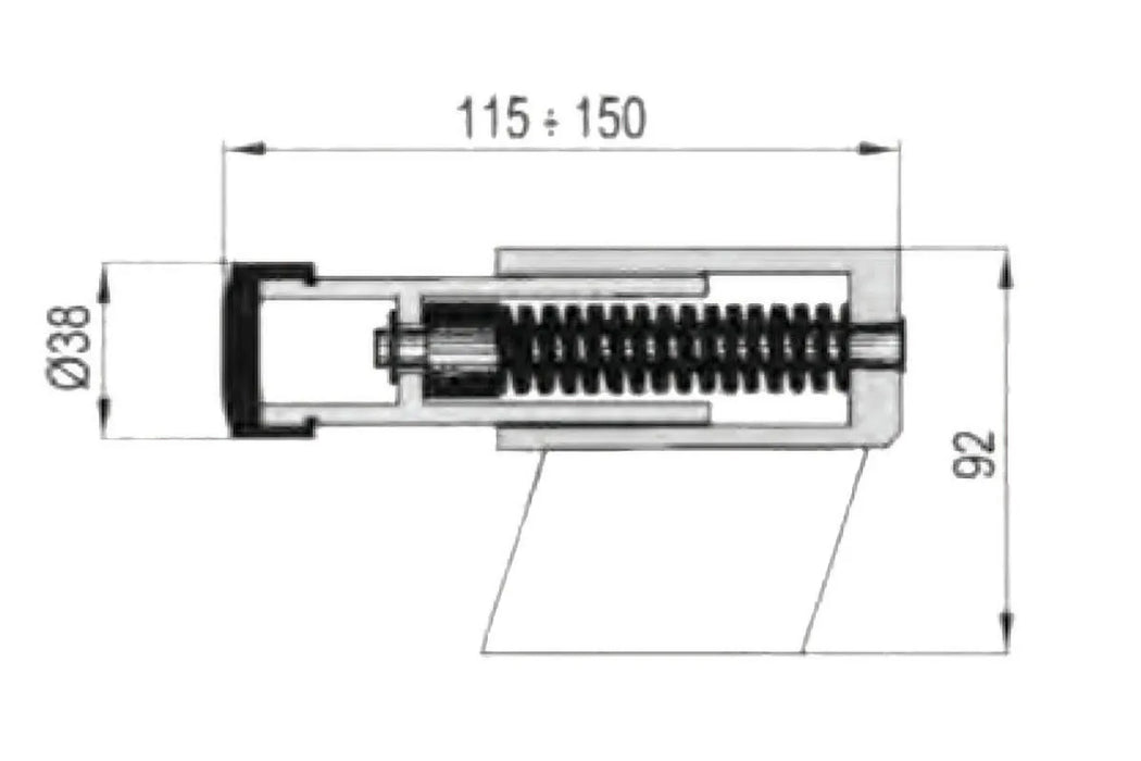 497 Gate Stopper with Spring