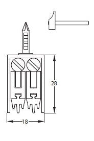 Stribo E 2028 dB Bottom Seal 1025 mm