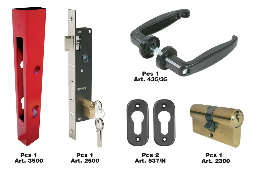 3500 Pre-Drilled Steel Box Section for Gate Locks – 40x40mm