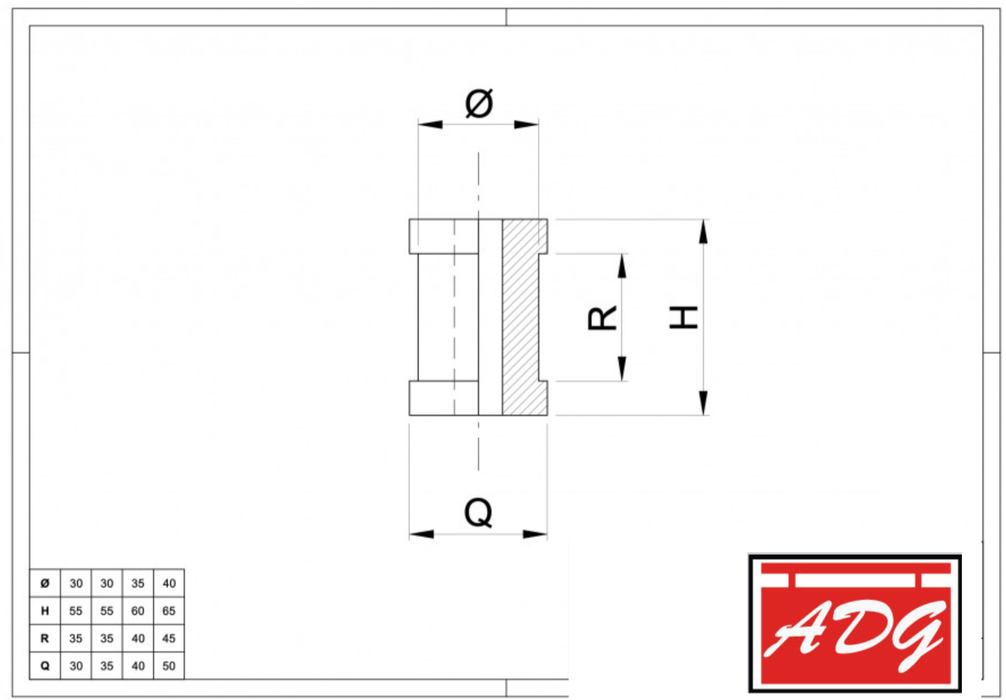 428/T Log for Clamp Hinge - 428