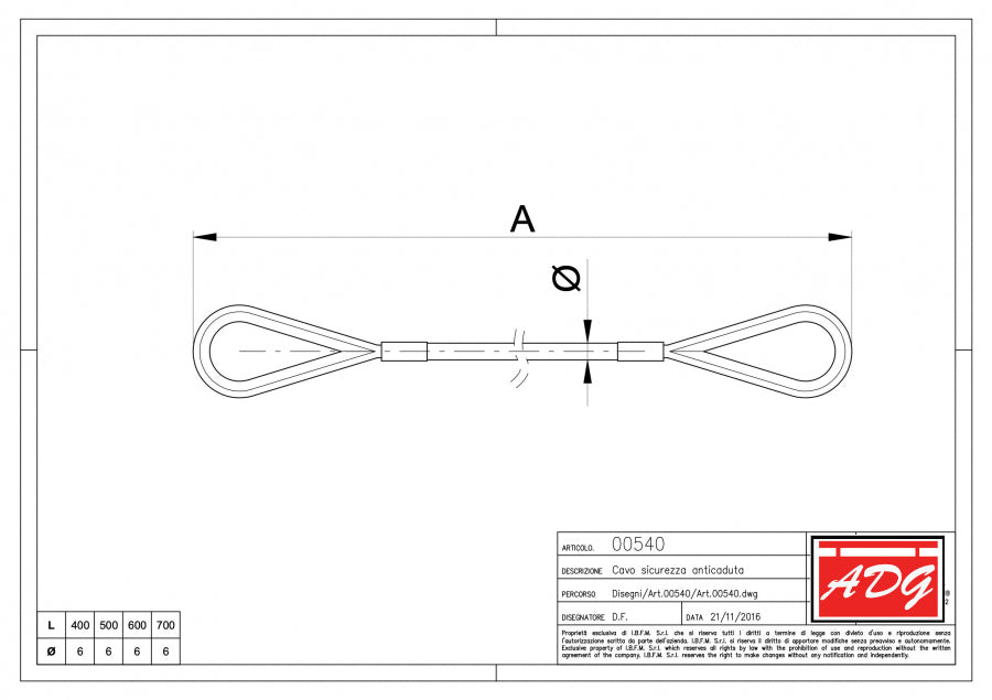 Safety Cable for Swinging Gate Anti Downfall