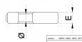 9890 Solid Brass Slide Bolt Rectangular Padlock - Hardened Steel Shackle