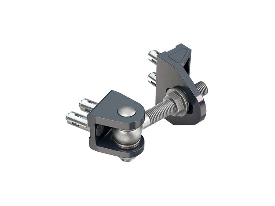 BOLTONHD 4D 180° Bolt-on 4D Adjustable Gate Hinge