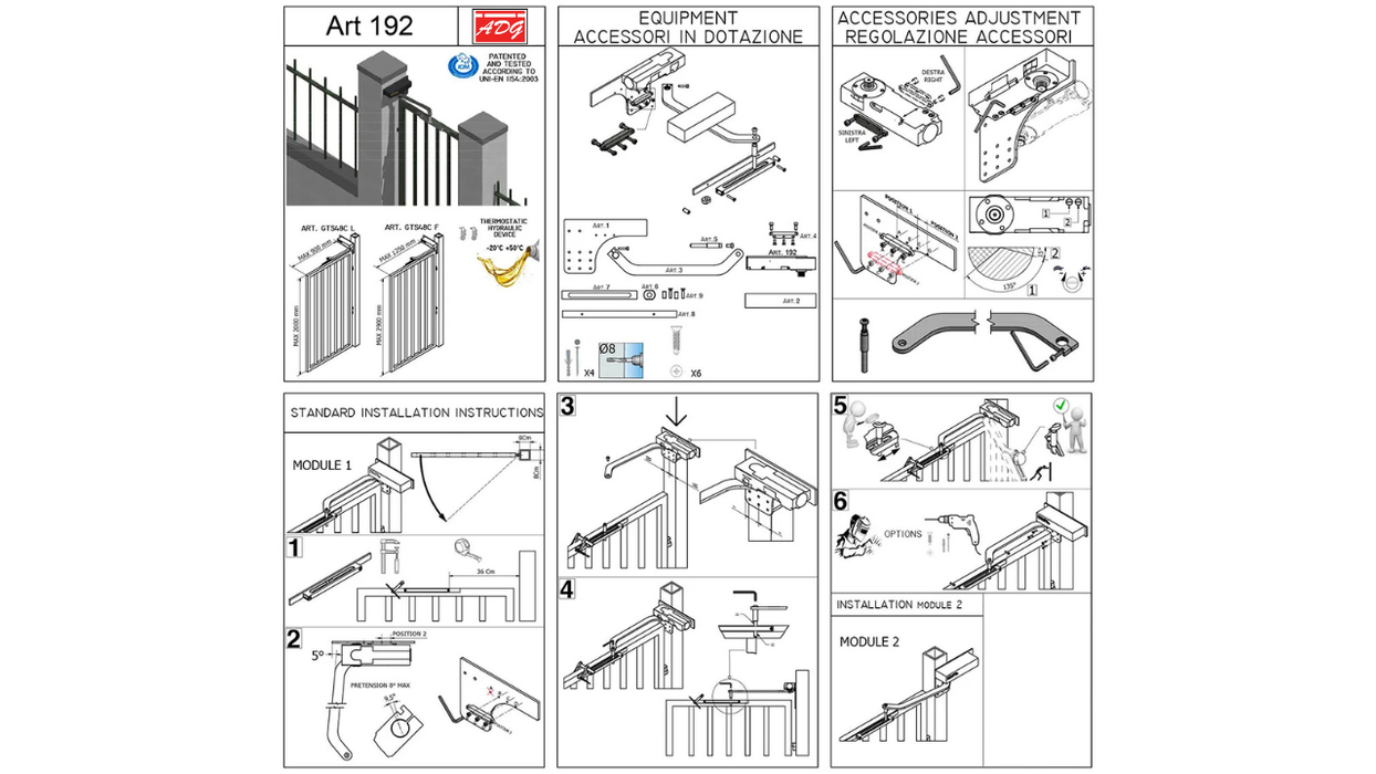 Accesories for Gate Closer
