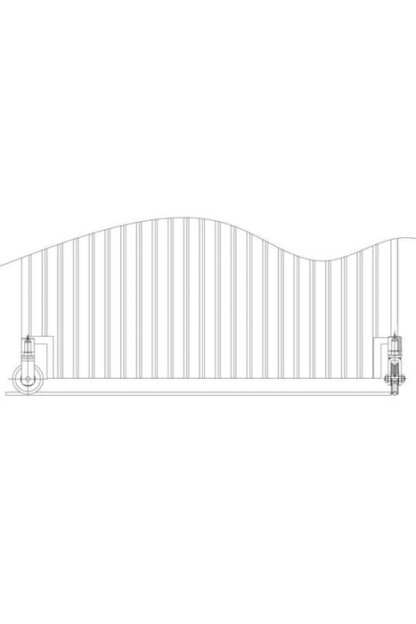 Bottom Swivel Gate Roller 147