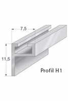 T50, T52 and T53 Rubber Compression Seals for Aluminum Profile F1 and H1