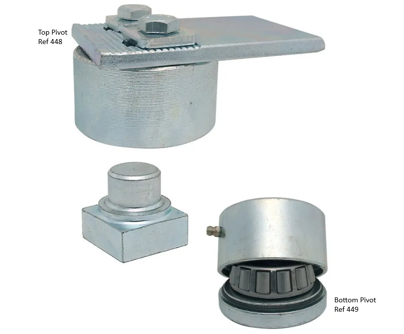Heavy Duty Ball Bearing Pivot Hinge Ø70mm for Gates up to 1000kg  448-449