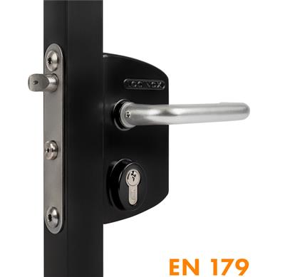 Surface Mounted Anti-Panic Gate Lock LPKQ-U2 EN179 — Ariel Door Gears Ltd.