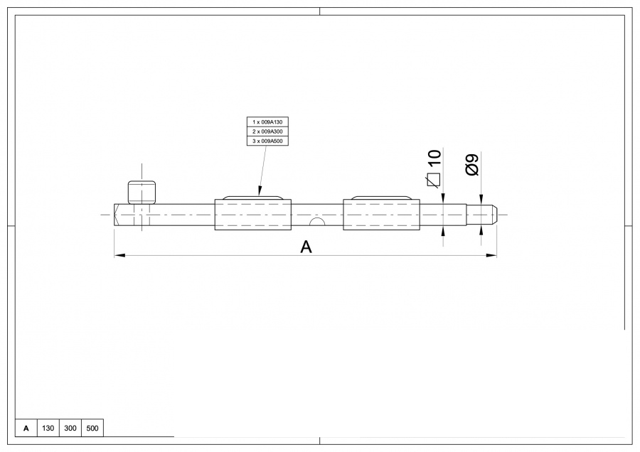 Square Round Top Bolt