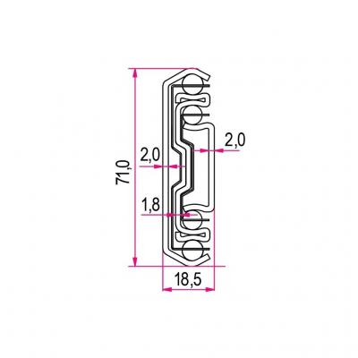 Series 73 150kg Sliding Drawer Guide