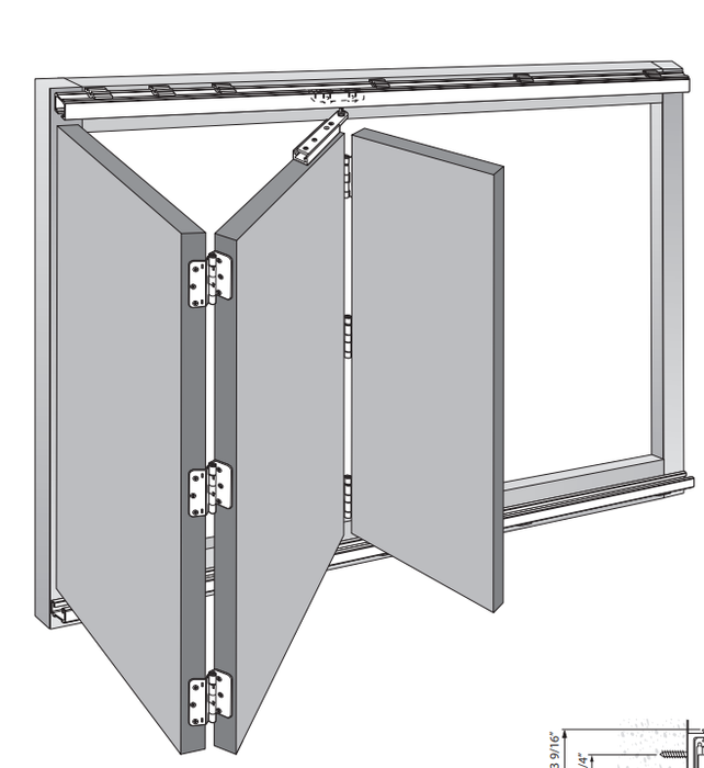 Slid Fold Exterior Folding Wood Door