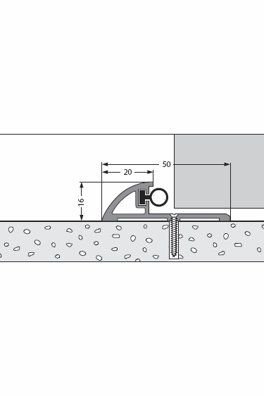 Stribo Seuil Integral 3 metre