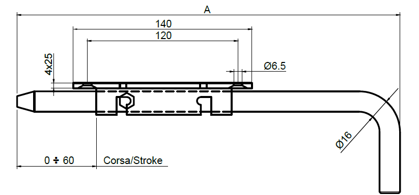 Round Bolt to be Screwed