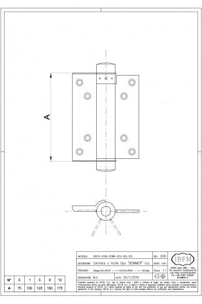 Single Acting Spring Hinge Boomer Type - ADG