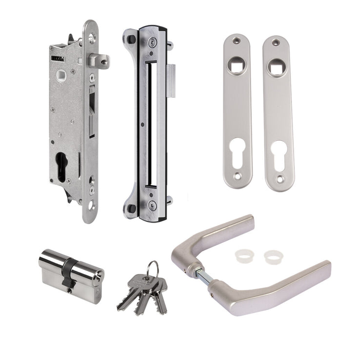 Fifty-Lock Insert Lock Set with Keep for Metal, PVC or Aluminum Gates