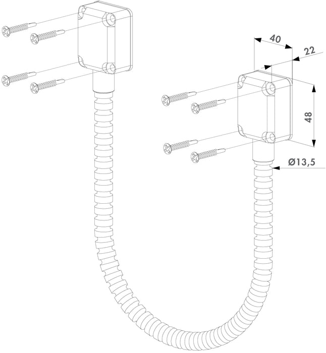 Flexible Door Loop Stainless Steel Guiding Cable - DVK-HD