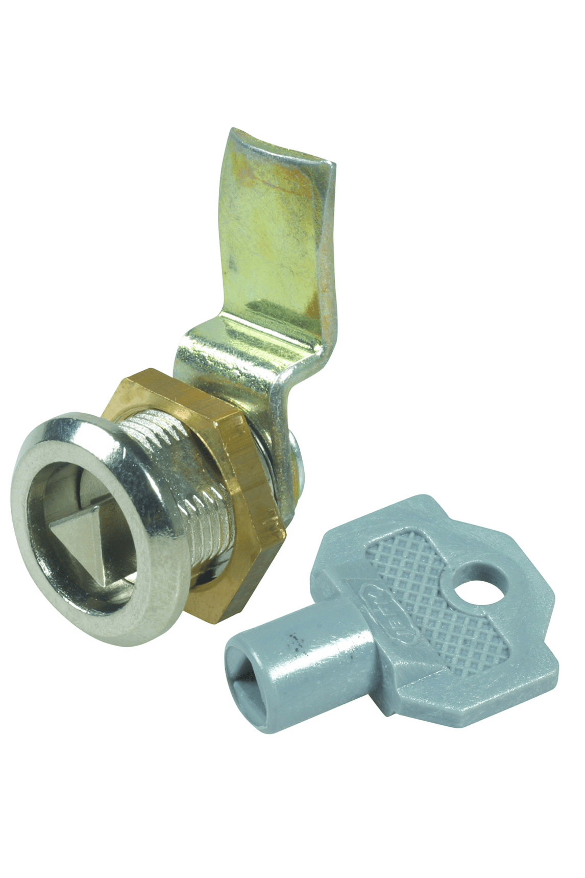 Trangular Lock Cam Lock with Triangular key — Ariel Door Gears Ltd.