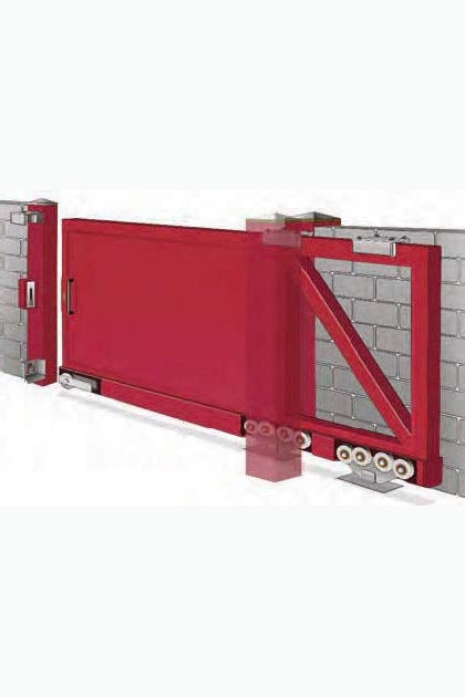 Cantilever Gate System 4 Wheels Light Type