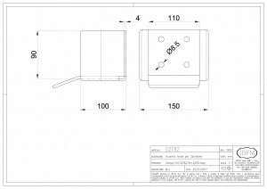 Staple for Heavy Cantilever Gates 2180