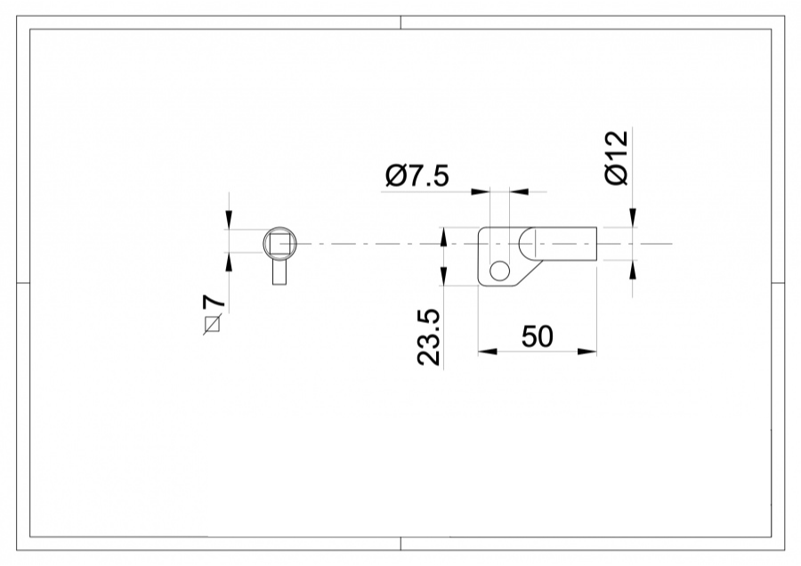 Metal Key for Latches