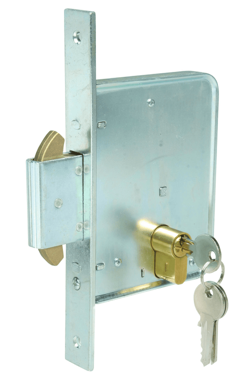 Double Re-entering Hook Lock for Motor Sliding Gates