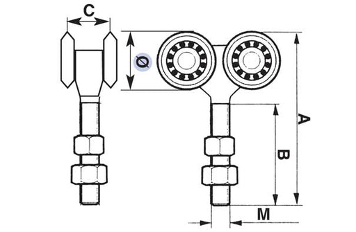 Stainless Steel Double Roller