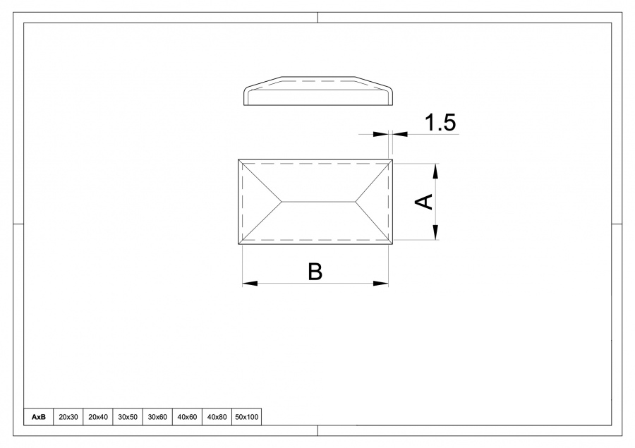 Cover for Pipes Rectangular Model