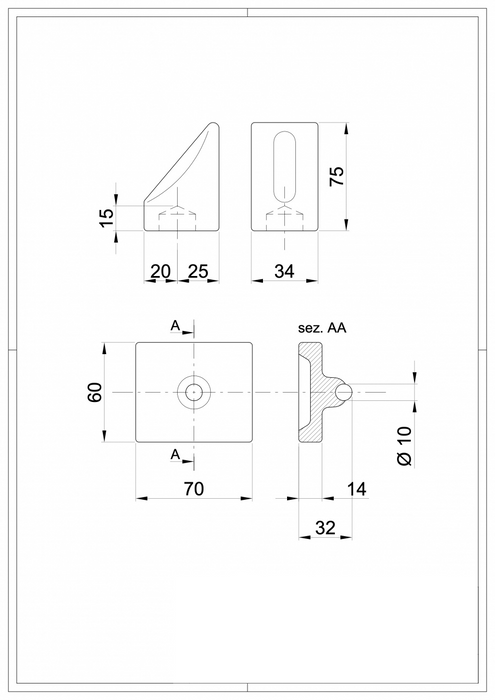 Bottom Pivot with Sphere for Gates