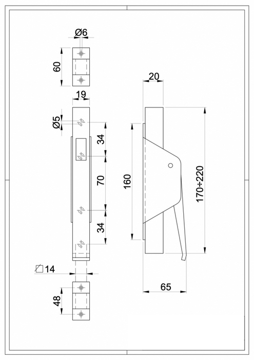 Double Acting Closing System for Gates