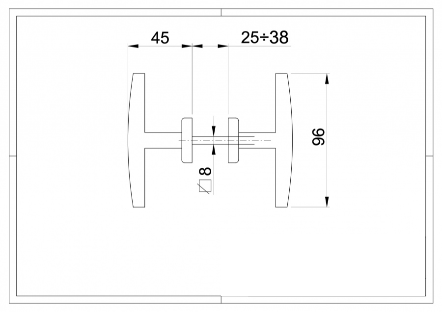 Regulating Handle with Screw for Garage Doors