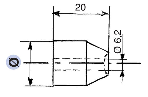 Open Head Safety Device for Doors on Hinges Side