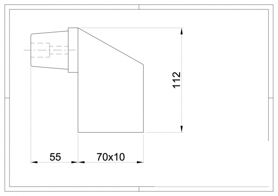 Extended Stopper for Sliding Door Gates