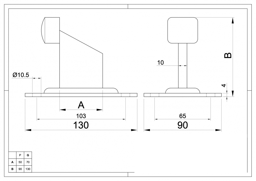 476 Gate Stop for Sliding Gates to be Bolted