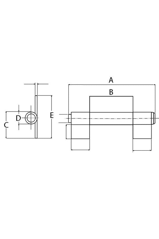 Door Hinges to Weld with Removable Pin