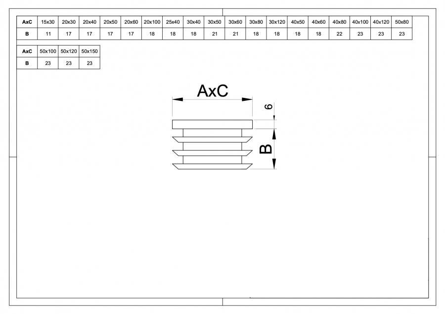 Plastic Cover for Pipes Rectangular Model