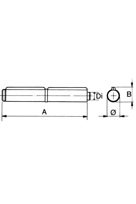 Stainless Steel weld on hinge with removable pin