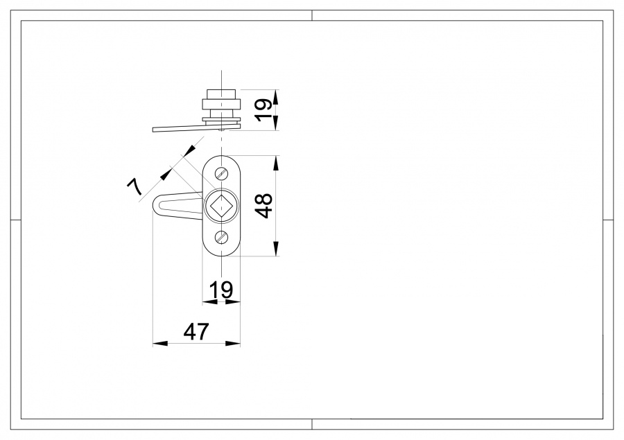 Stainless Steel Door Latch Lock