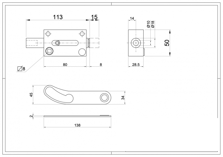Opening Limiter for Armoured Door