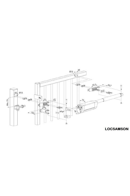 Polyvalent Hydraulic Gate Closer