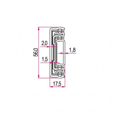 Series 56 Sliding Drawer Guides