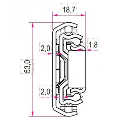 Series C58 Ball Bearing Drawer Slide