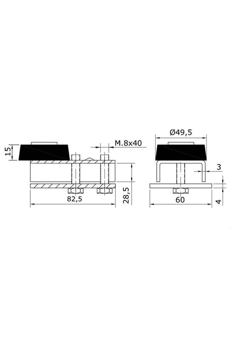 Industrial Sliding Door Gear E1200 E2000