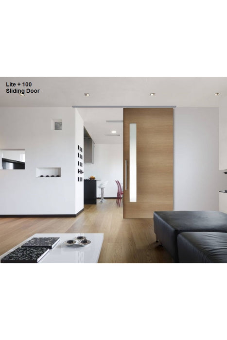 The sliding door system within a modern apartment 